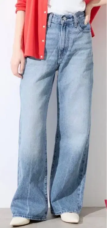 LEVI'S 리바이스 RIBCAGE WIDE LEG IENA 데님