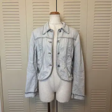 [ 희소 ] D&G 데님 자켓 패치 Y2K 이탈리아제 해외 걸