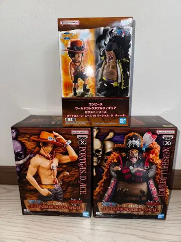 금일 한정 ONE PIECE DXF 에이스&티치 피규어 세트