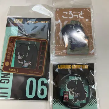Limbus Company 캔뱃지 아크릴 키링 홍루