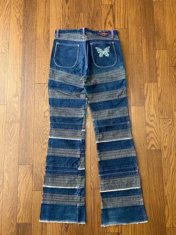 Batsu DENIM LINE 부츠컷 데님 헤이세이 y2k
