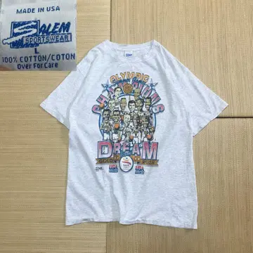 90s USA제 92년 드림팀 바르셀로나 올림픽 NBA T셔츠 L