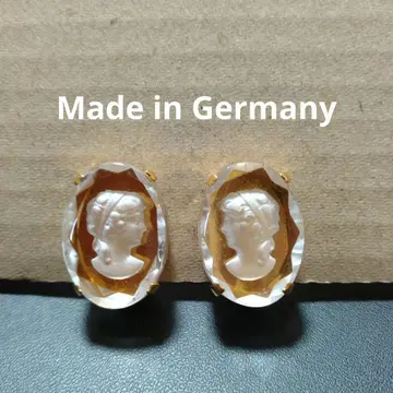 Made in Germany 독일제 빈티지 카메오 귀찌