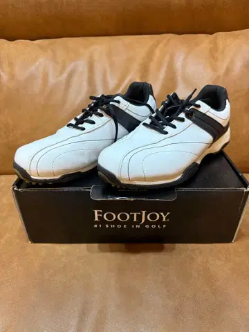 [초심자 환영] FootJoy 골프화 27.5cm 화이트 x 블랙