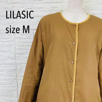 LILASIC 리라시크 노카라 코트 충전솜 아우터 M 사이즈 카멜