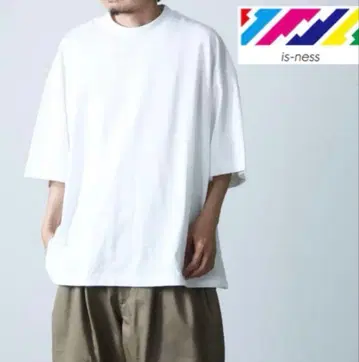is-ness 빅 실루엣 T셔츠 화이트