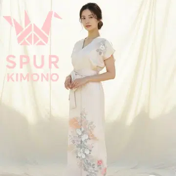기모노 드레스 기모노 리메이크 원피스 포멀 원피스 호몬기 순수 실크