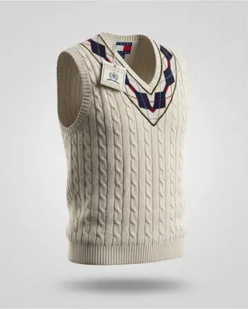 미사용 새상품 TOMMY HILFIGER 타미힐피거 스쿨 베스트