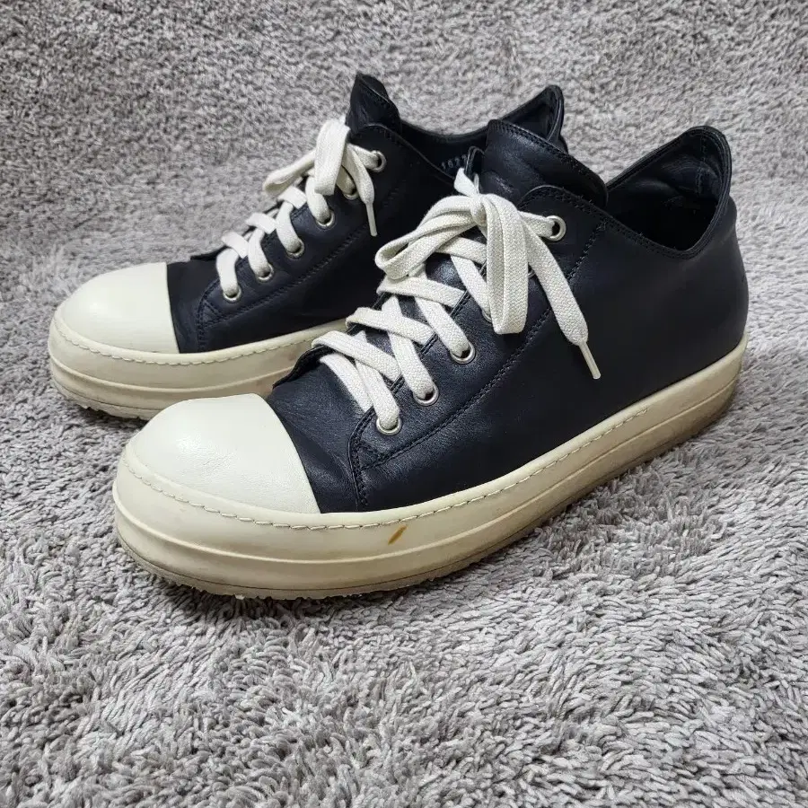 42] 25FW Rick Owens Ramones lco low sneakers black | Bunjang Global