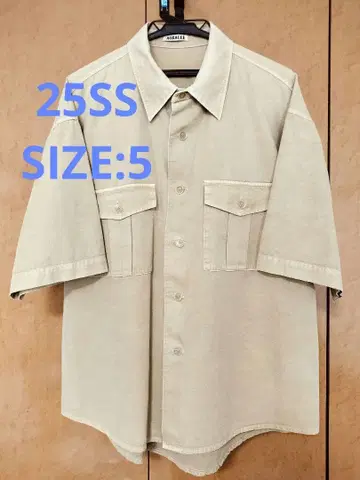 AURALEE 25SS 제품 염색 셔츠 5