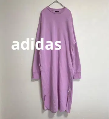 아디다스 adidas 맨투맨 원피스 핑크 롱 여성용 M