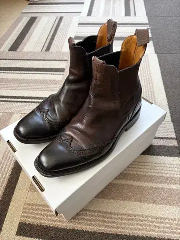 Tricker's Paul Smith 사이드 고어 부츠 사이즈 7 중고