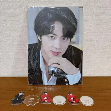 BTS JIN 진 공식 굿즈 PREMIUM PHOTO 아크릴 스탠드