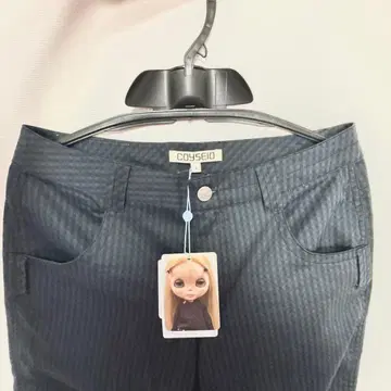 COYSEIO X BLYTHE CHECK PANTS NAVY