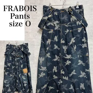 FRAPBOIS 사루엘 데님 팬츠 엔젤 천사 네이비 사이즈 O