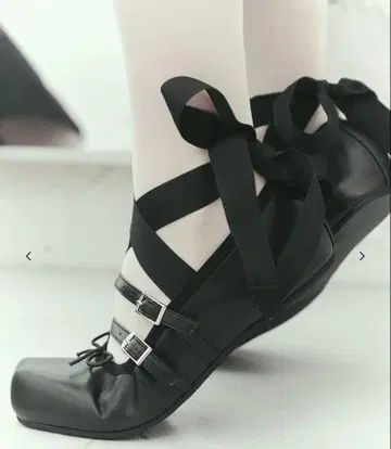 AKIKOAOKI Double Belt Ballet Shoes 37