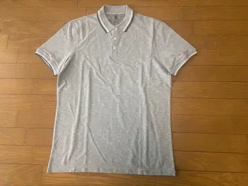 BRUNELLO CUCINELLI 슬림핏 피케 셔츠 그레이