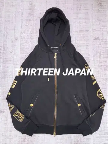 THIRTEEN JAPAN 서틴 재팬 집업 후드티