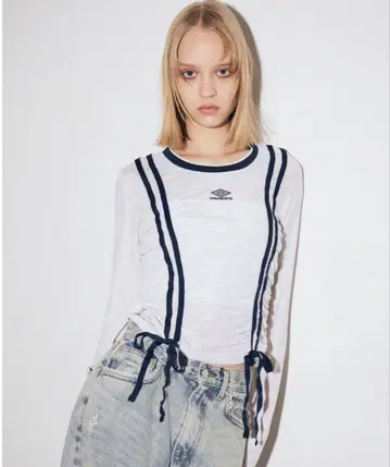 UMBRO x EMODA 시어 롱 슬리브 T셔츠