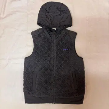 Patagonia 리버서블 플리스 베스트 그레이 S