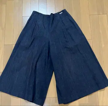 FOXEY NEW YORK 가우초 팬츠 데님 38