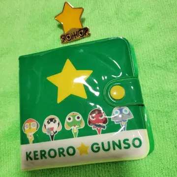 개구리 중사 케로로 KERORO GUNSO 비닐 지갑 핀즈