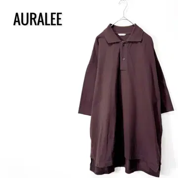 AURALEE SUPER FINE COTTON BIG POLO 5