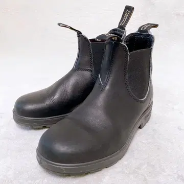 새상품급 블런드스톤 사이드 고어 부츠 블랙 UK4 23.5cm 오리지널