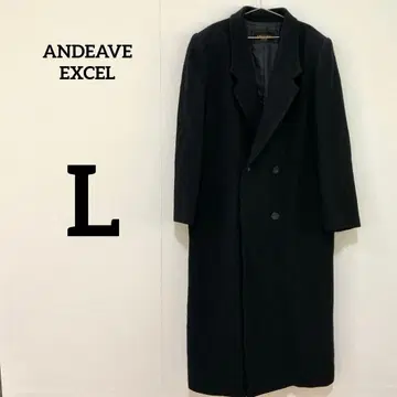 [ ANDEAVE EXCEL ] 캐시미어 혼방 더블 체스터 코트