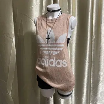adidas 슬리브리스 빅 로고 y2k archive 헤이세이 갸루