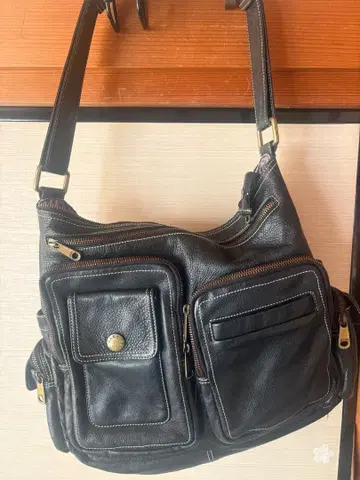 MARC JACOBS 가죽 숄더백 블랙