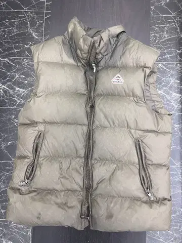 PYRENEX 다운 베스트 카키 L 사이즈