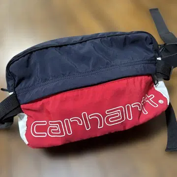 Carhartt 바디백 빨간색 x 네이비