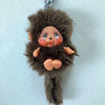 희귀 레어 쇼와 레트로 몽치치 키링 봉제 인형 마스코트 H9cm