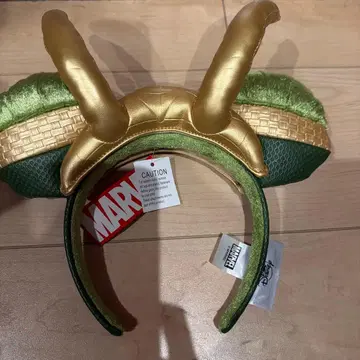 택 포함 새상품 홍콩 디즈니 MARVEL 로키 머리띠
