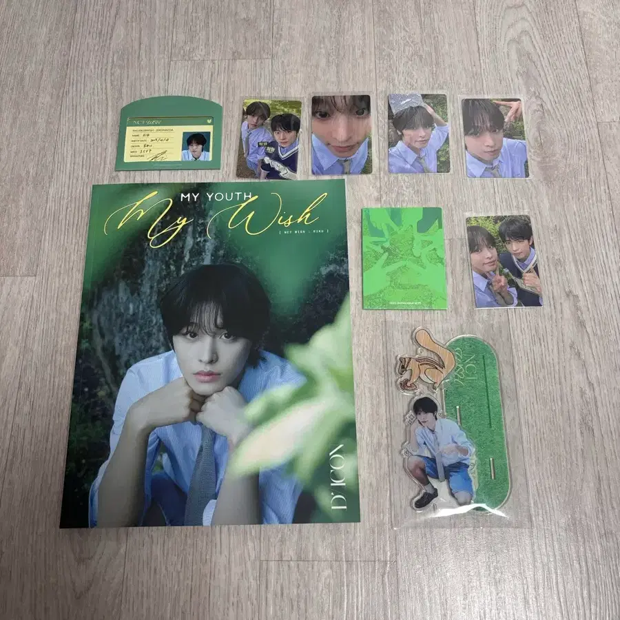 Nct wish Dicon magazine riku A, B version full box with poca wts