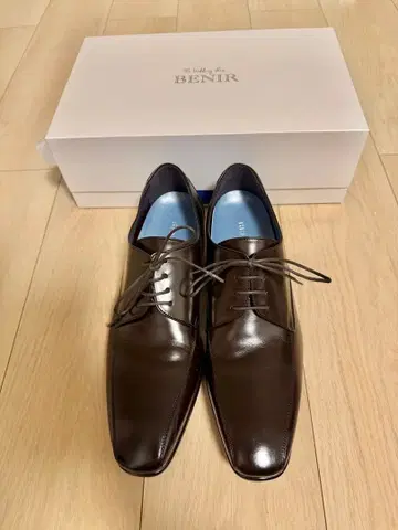 와타베 웨딩 BENIR 브라운 웨딩 슈즈 남성용 베니르