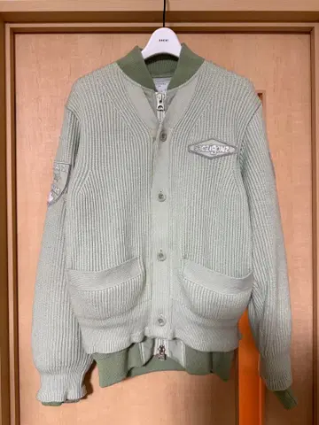 sacai gonz 가디건 니트 사카이 마크곤잘레스