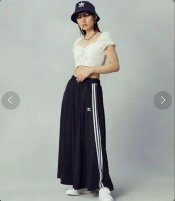 [ 가격 인하 ] 아디다스 SST 롱 스커트 블랙