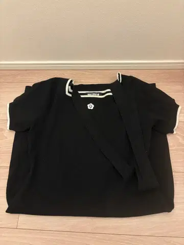 마리콴트 마리콴트 MARY QUANT 블랙 반팔 미니 원피스