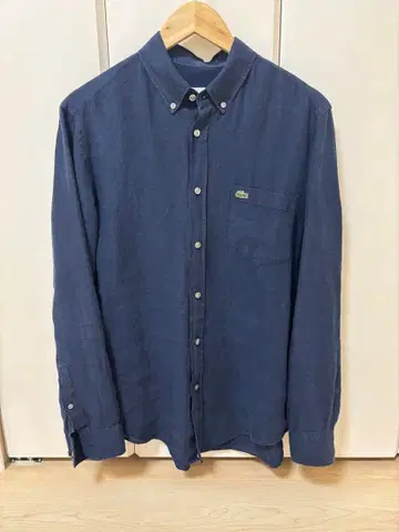 주말 할인 LACOSTE 라코스테 버튼 다운 린넨 셔츠