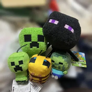 Minecraft 마인크래프트 봉제 인형 5체 세트