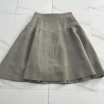 FOXEY 폭시 몽상 미셸 스커트 40 그레이 30920