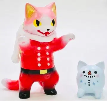소프비 네고라 산타 고양이 달마 스노우맨 세트