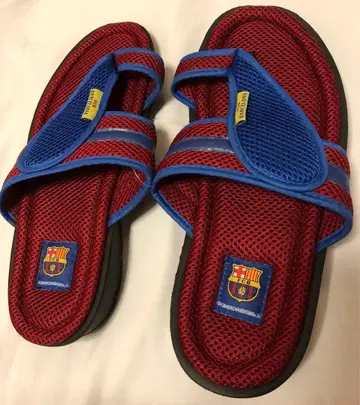 FCB FC 바르셀로나 샌들 바르사 로고 바이컬러 신발 굿즈