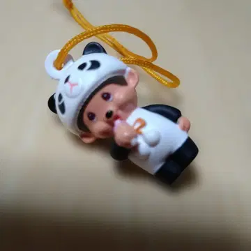팬더 모자 몬치치 피규어 스트랩 끈 가챠?