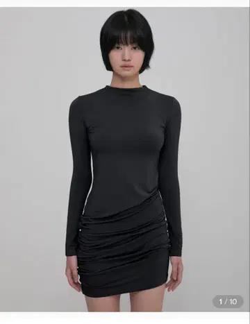 FLAREUP 비대칭 미니 원피스