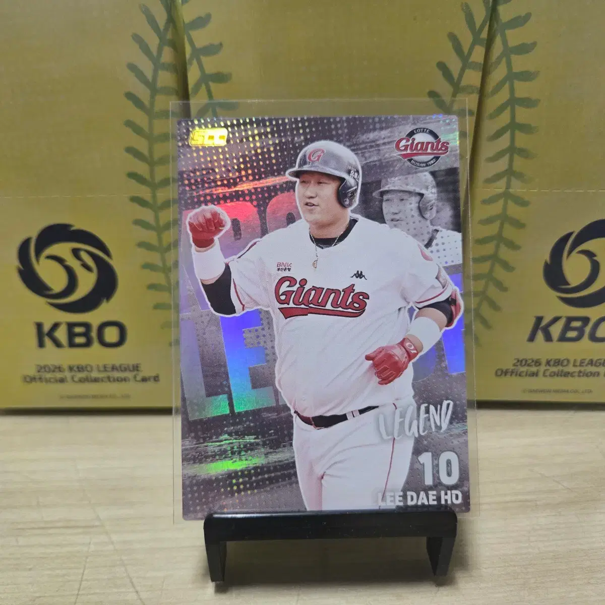2026 scc kbo 오피셜 롯데 이대호 홀로카드 판매합니다.