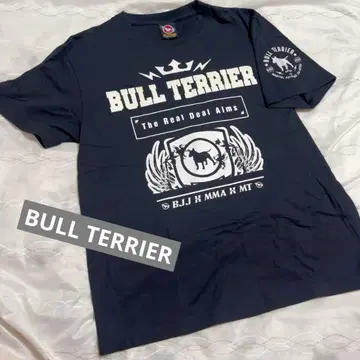 BULL TERRIER 불테리어 남성용 티셔츠 블랙