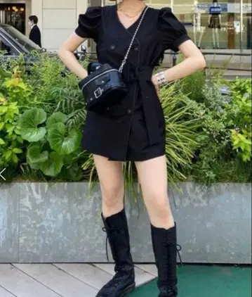 jouetie 자켓 라이크 파이핑 미니 원피스 쥬에티 원피스